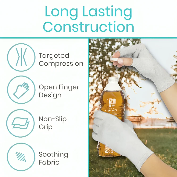 ComfiGrip™ | Kompressionshandskar av bambu - Image 3
