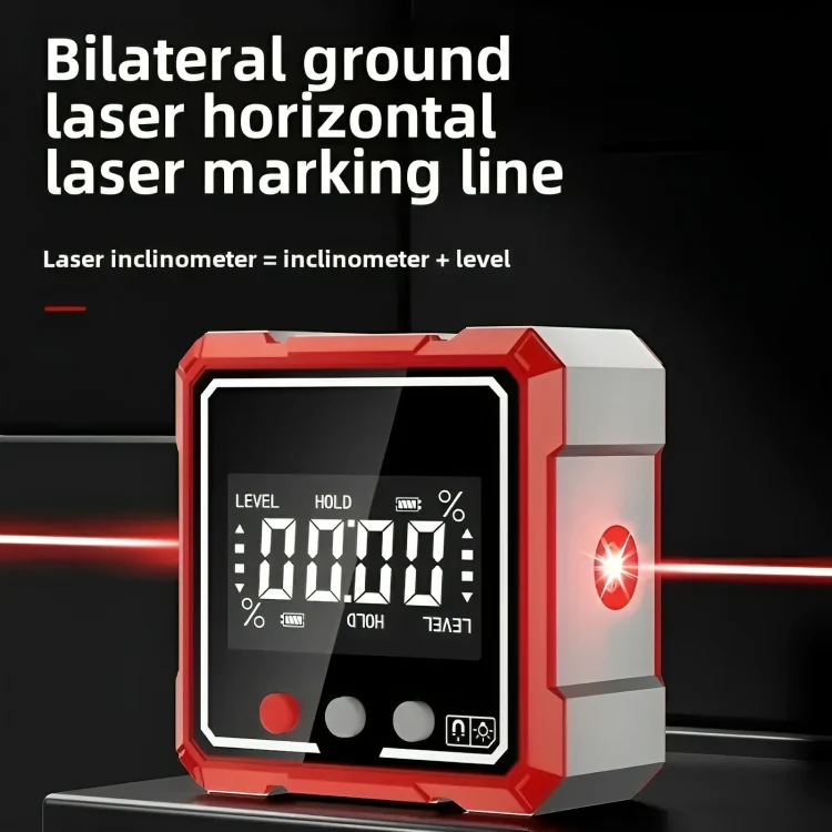 LevelBeam™ | Magnetisk laser digital nivå vinkelmätare