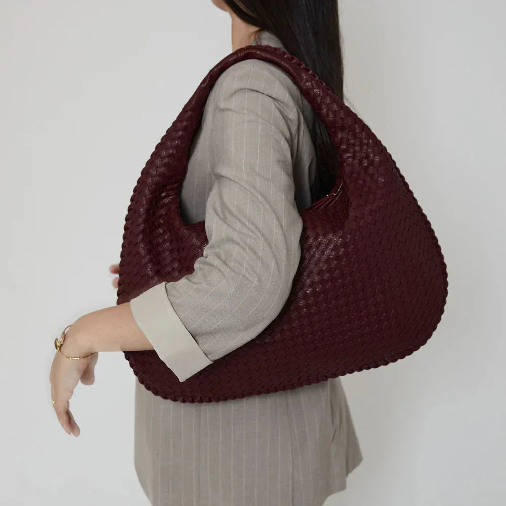 LuxeBag™ | Axelremsväska i vävt läder - Image 2