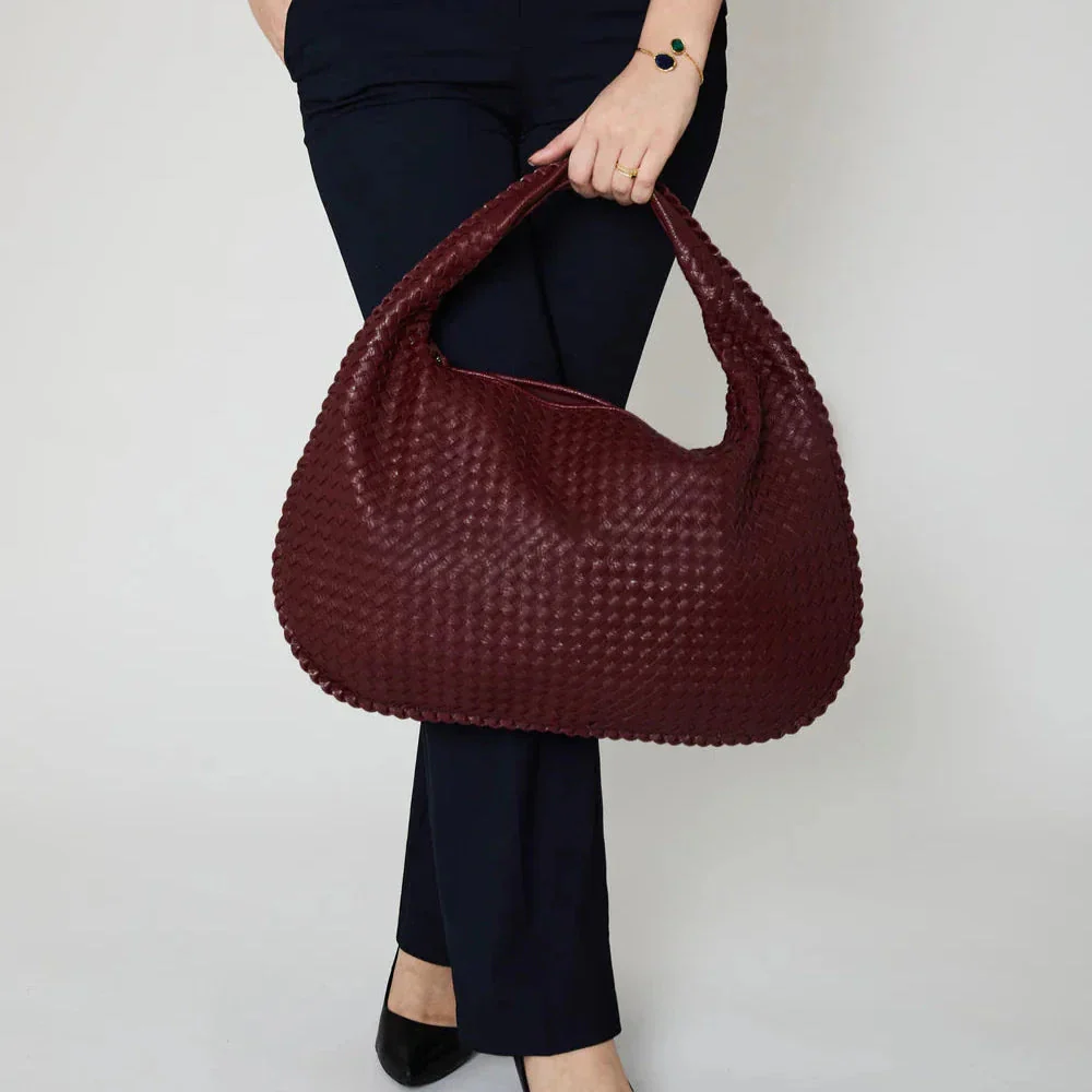 LuxeBag™ | Axelremsväska i vävt läder - Image 3
