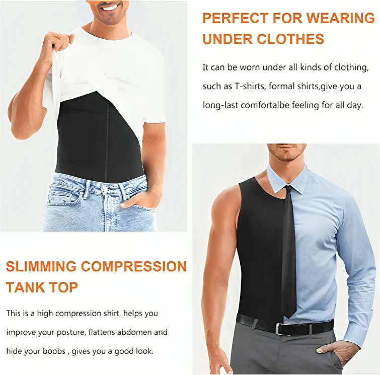 ShapeMax™ | Kompressionsväst för män - Image 6